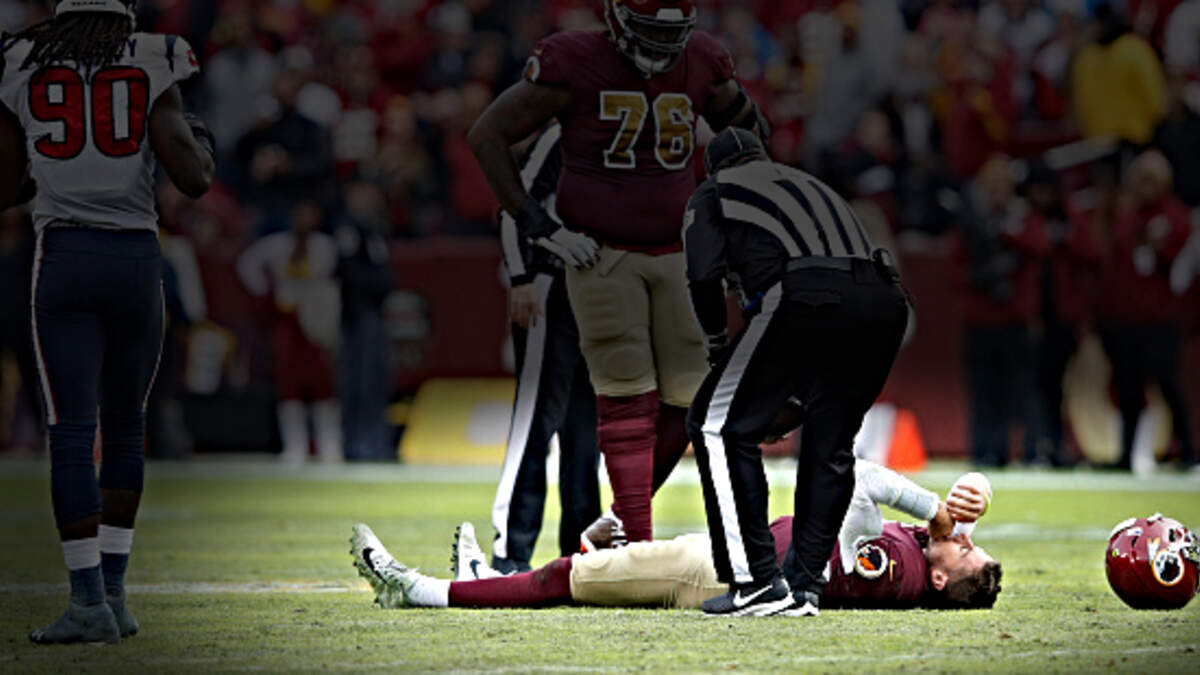 Redskins QB Alex Smith says he is 'lucky to be alive' after