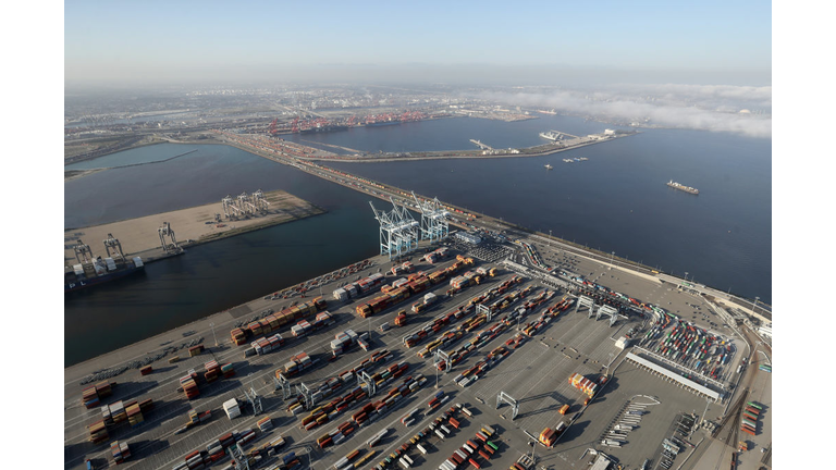 Dozens Of Oil Tankers Sit Off The California Coast As Demand For Crude Plummets During Pandemic