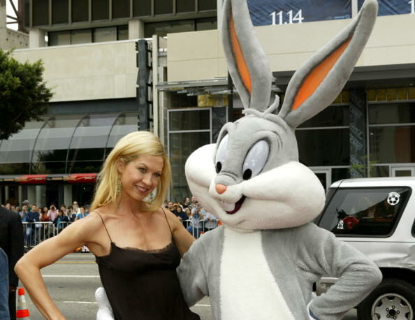 Jenna Elfman and Bugs Bunny