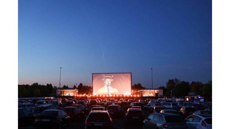 Alligatoah Performs At Drive-In Cinema During The Coronavirus Crisis