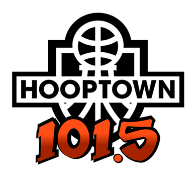 Hooptown 101.5 logo