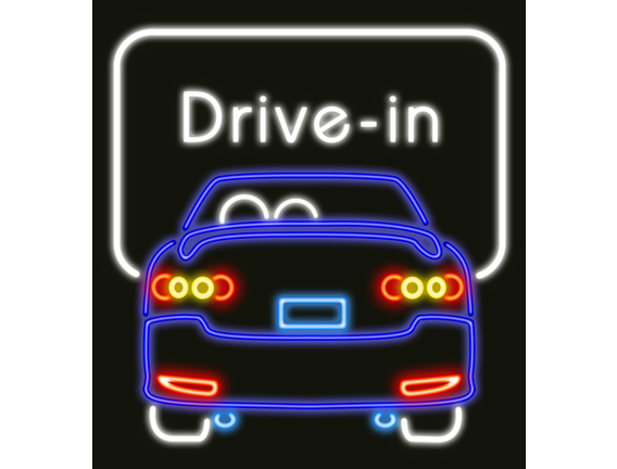 Drive-in neon