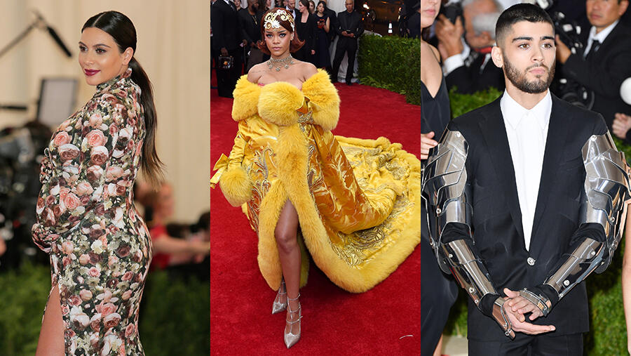 Kim Kardashian Rihanna More Reflect On Their Past Met Gala Looks iHeart