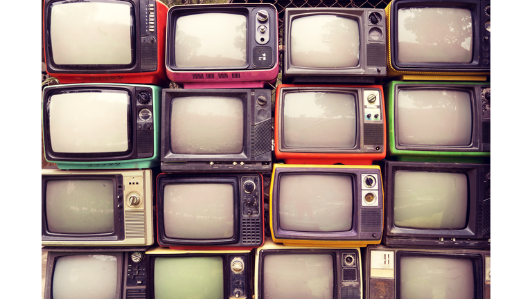 Full Frame Shot Of Television Set