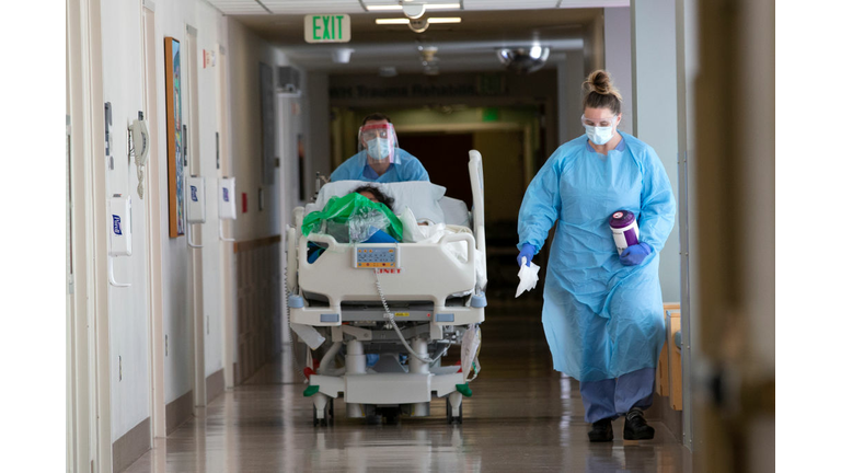 Coronavirus Patient in Hospital