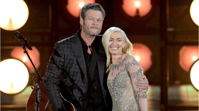 Blake Shelton And Gwen Stefani Play With Adorable Baby Pigs In New Photo