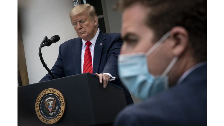 President Trump Delivers Remarks At The White House On COVID-19 Testing