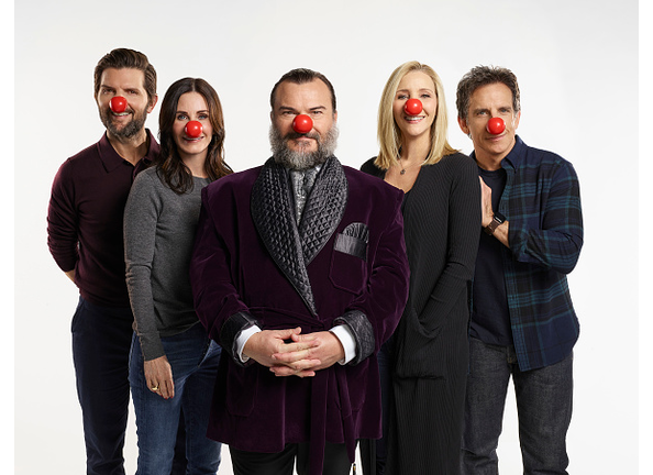 THE RED NOSE DAY SPECIAL -- Season: 2020 -- Celebrity Escape Room -- Pictured: (l-r) Adam Scott, Courtney Cox, Jack Black, Lisa Kudrow, Ben Stiller -- (Photo by: Trae Patton/NBC/NBCU Photo Bank via Getty Images)