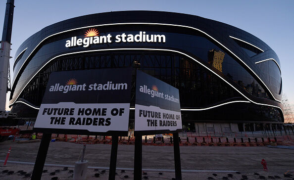 Allegiant Stadium Under Construction