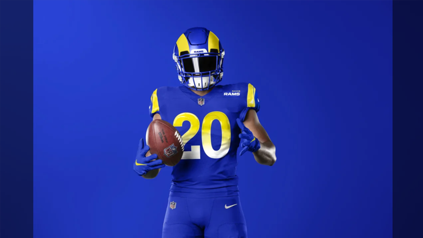 L.A. Rams Unveil New Uniforms for 2020