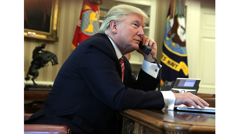 President Trump Calls From Oval Office