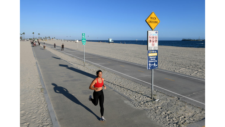 U.S. Olympic Water Polo Player Maggie Steffens Trains During COVID-19 Pandemic