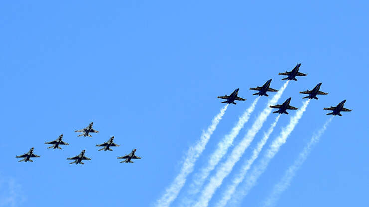 Veterans day jet