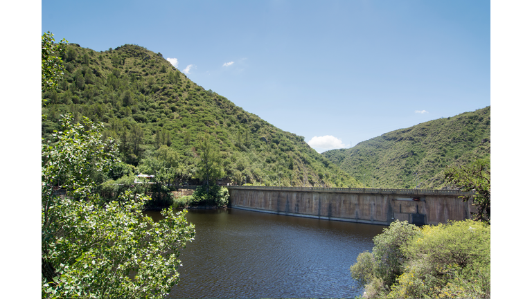 San Roque Dam in Villa Carlos Paz, Cordoba