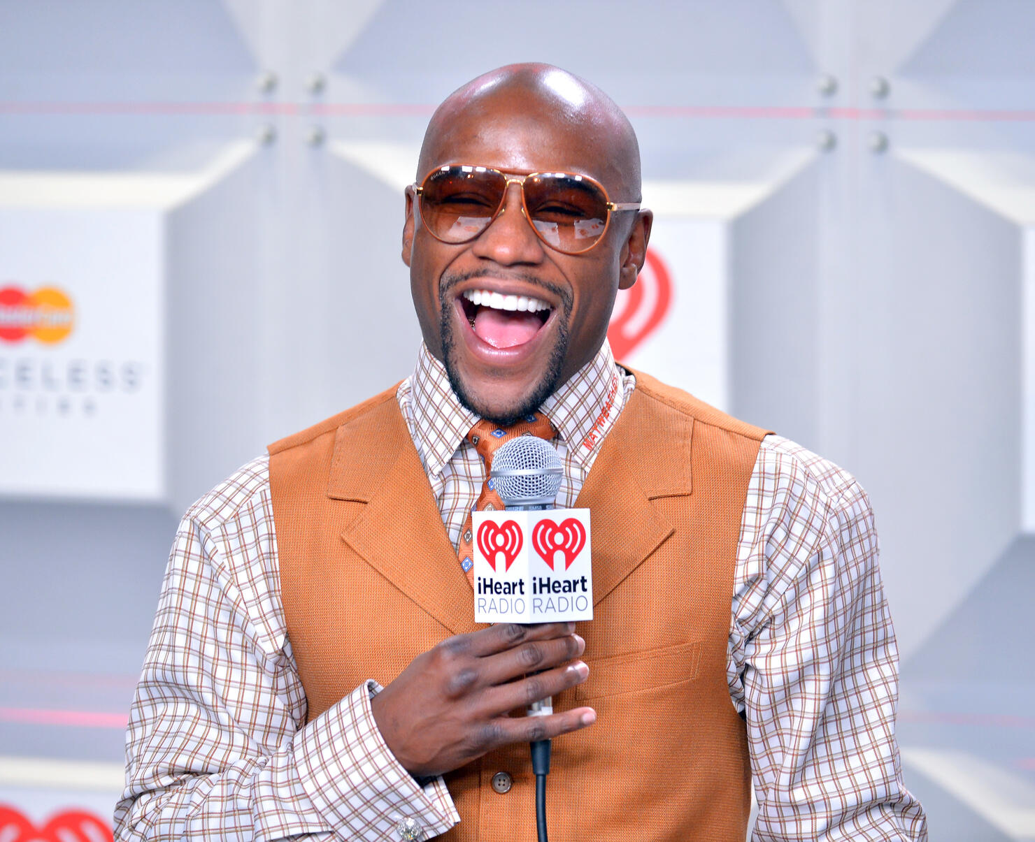 Floyd Mayweather at the iHeartRadio Music Festival