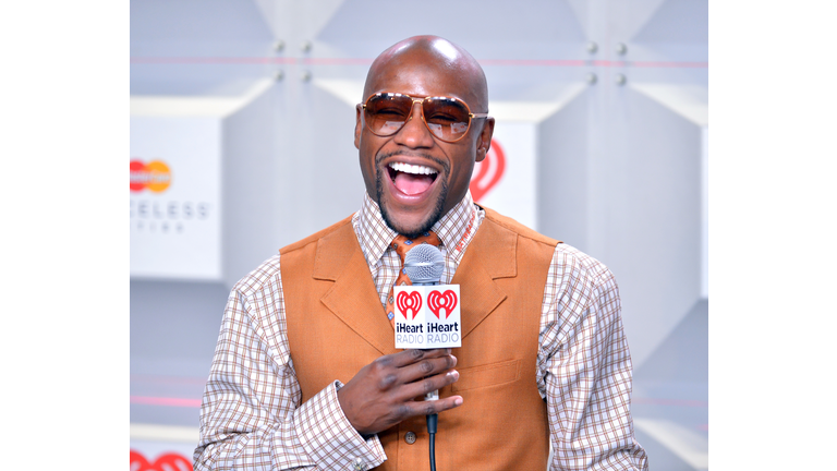Floyd Mayweather at the iHeartRadio Music Festival