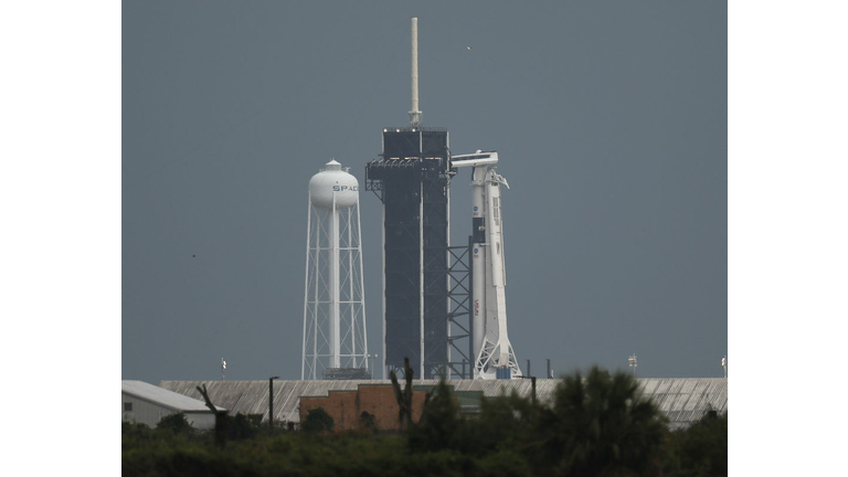 SpaceX Falcon-9 Rocket And Crew Dragon Capsule Launches From Cape Canaveral Sending Astronauts To The International Space Station