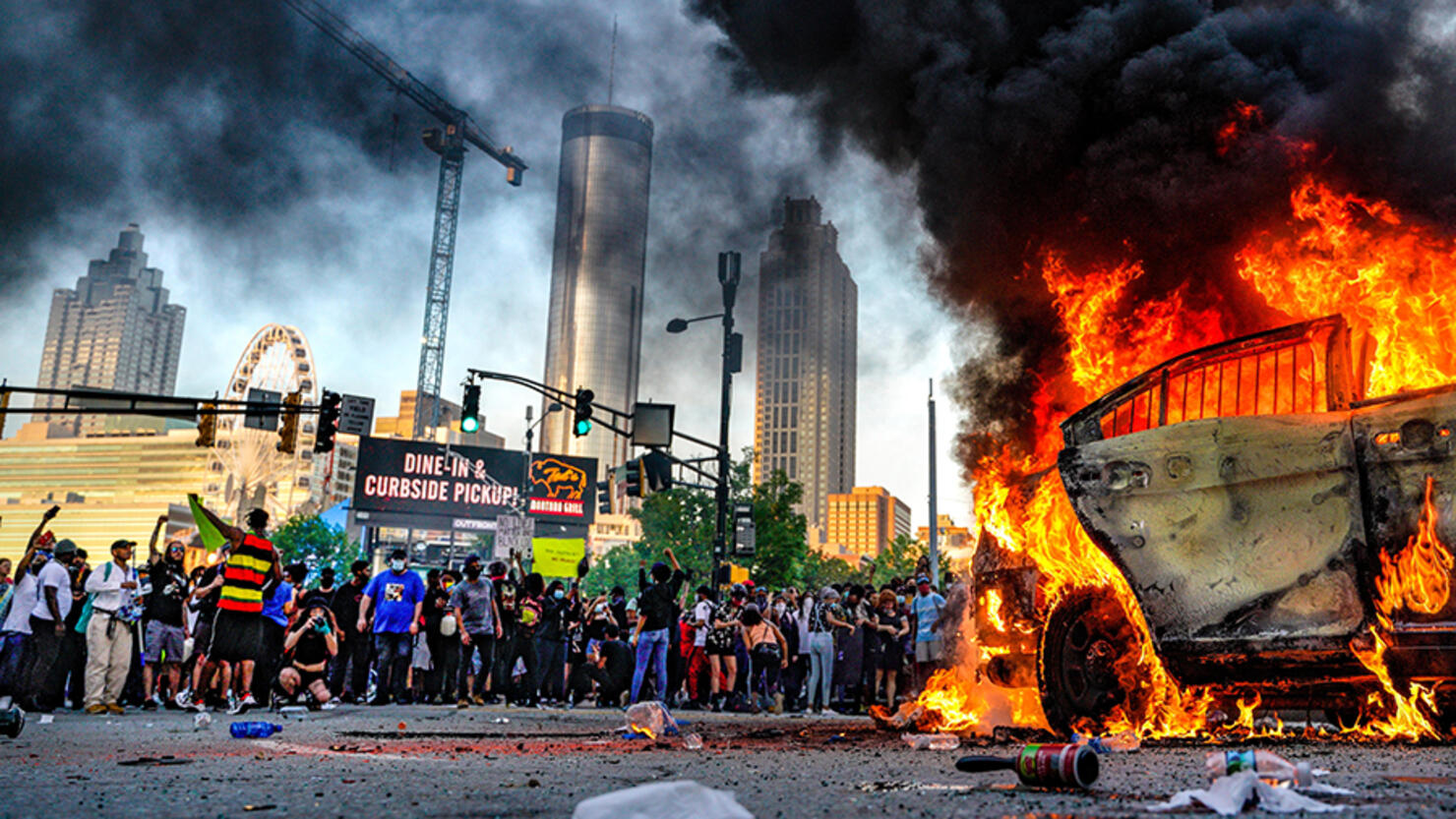 Protests continue over the death of George Floyd in Atlanta