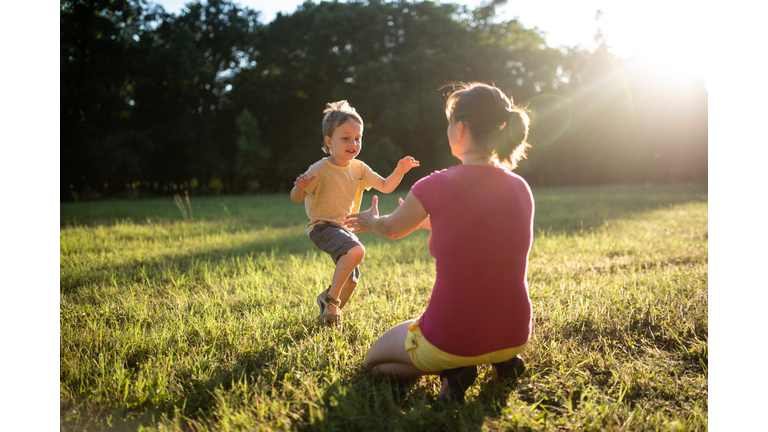 Moment of love and family bonding captured
