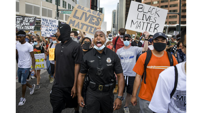 Protests Continue At Capitol In Denver In Aftermath To Death Of George Floyd