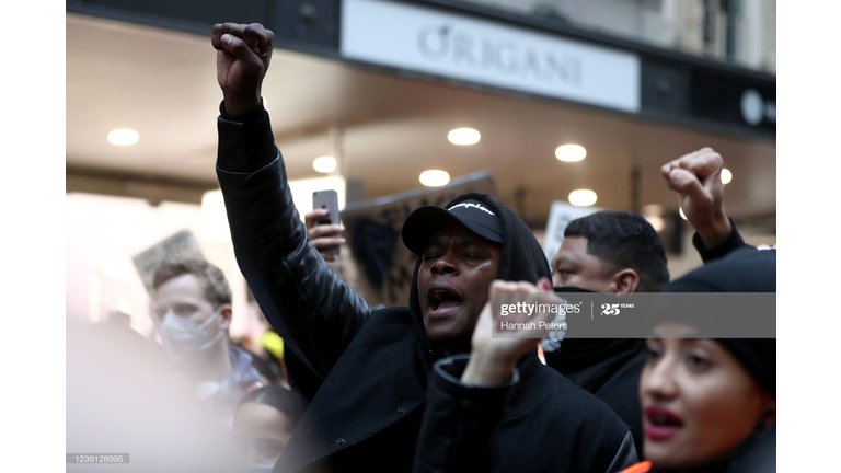 John Jones intimidates vandals during rioting!