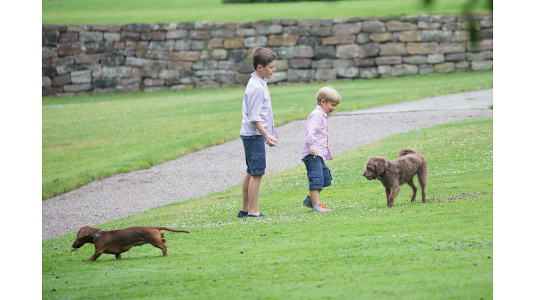 Annual Summer Photocall For The Danish Royal Family At Grasten Castle