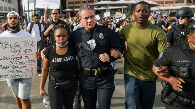 Protests Continue At Capitol In Denver In Aftermath To Death Of George Floyd