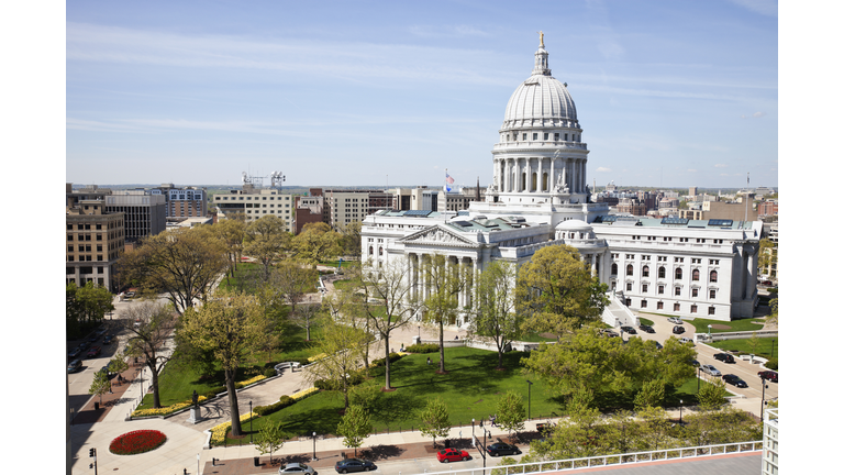USA, Wisconsin, Madison, State Capitol Building