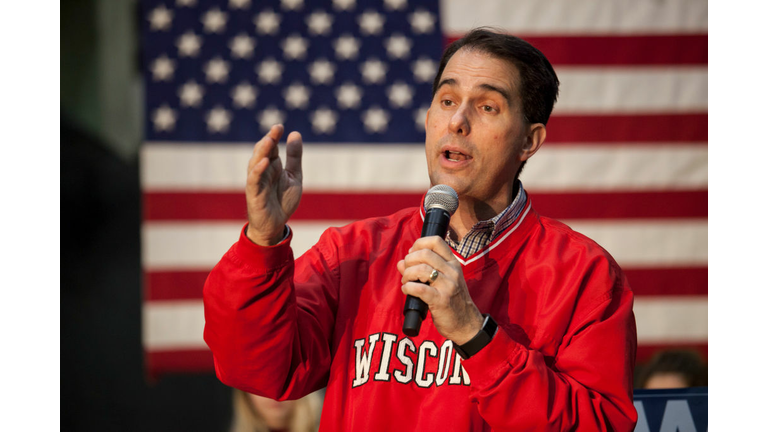 Gubernatorial Candidate Scott Walker Hots GOTV Rally On Eve Of Midterm Election