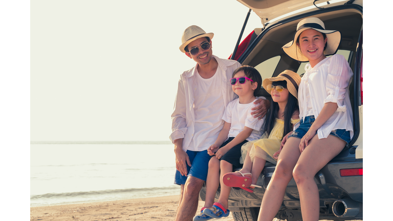 Family on a quick Road Trip vacation