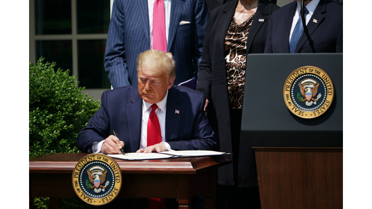 President Trump signs a new bill
