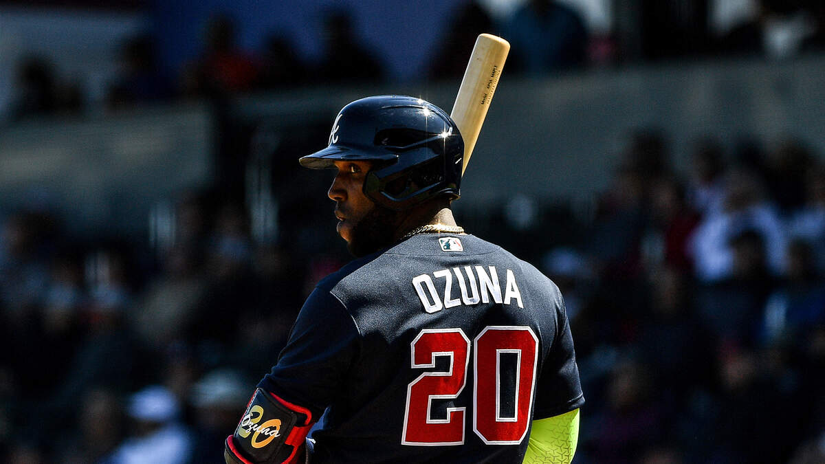 Marcell Ozuna Injured After His Wife Hit Him With Soap Dish, Allegedly –  OutKick