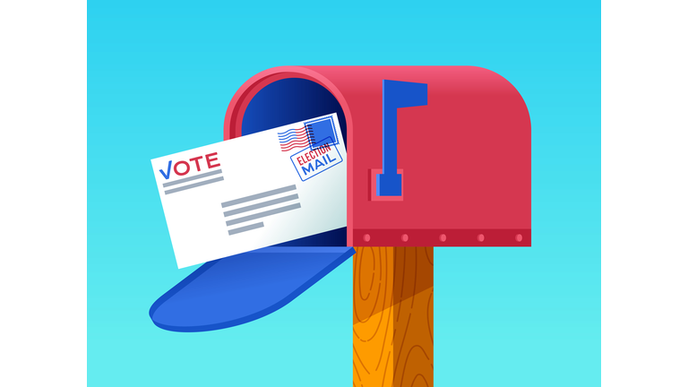 Mail-In Voting Mailbox Letter
