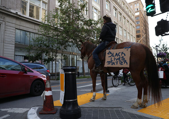 Activists In Oakland Protest Police Brutality In Death Of George Floyd