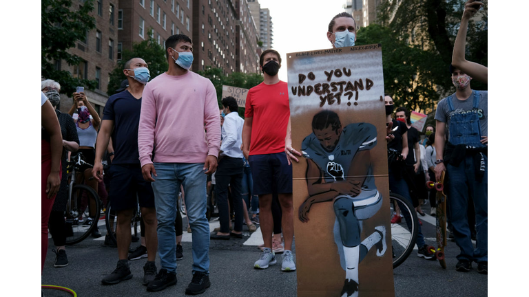 Protests Against Police Brutality Over Death Of George Floyd Continue In NYC