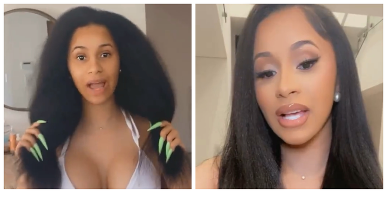 Details more than 142 cardi b new hair 