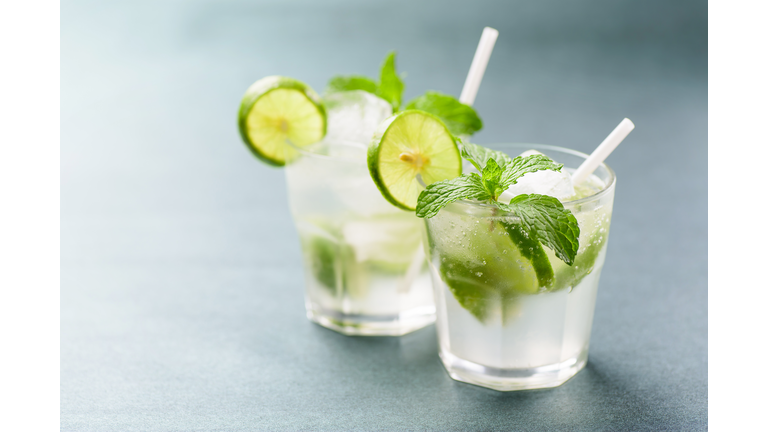 Close-Up Of Drinks On Table