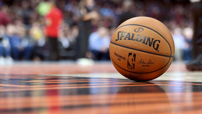 The NBA plans to paint the words "Black Lives Matter"on all courts when the season re-starts in a few weeks. getty images