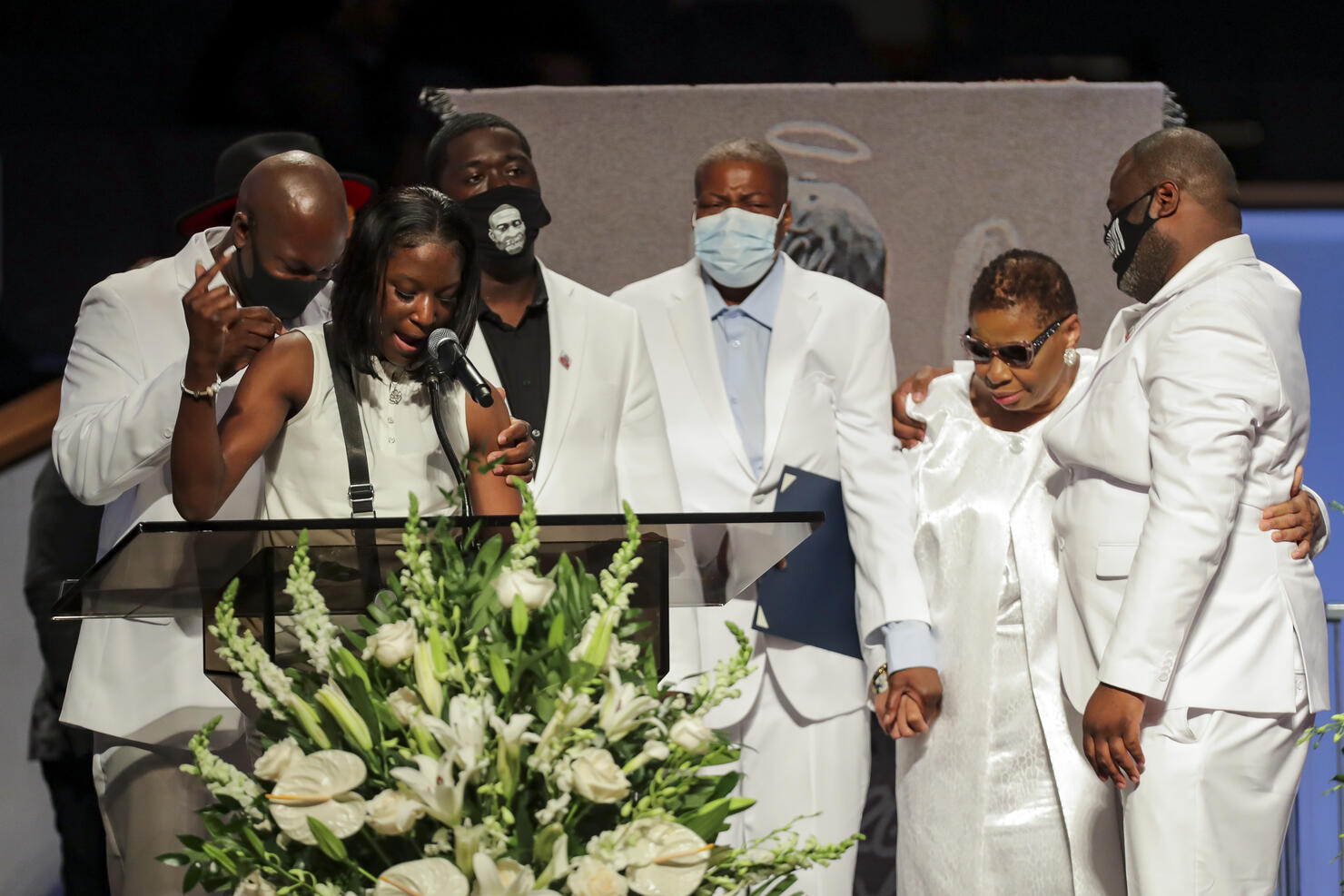 Private Funeral For George Floyd Takes Place In Houston