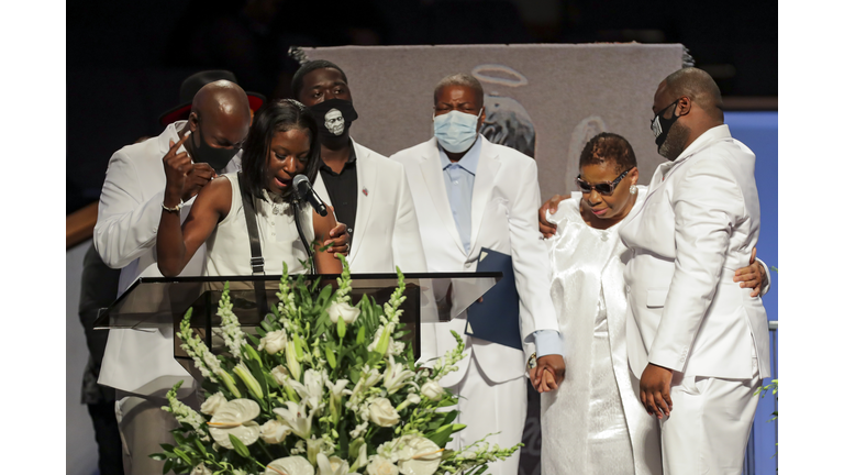 Private Funeral For George Floyd Takes Place In Houston