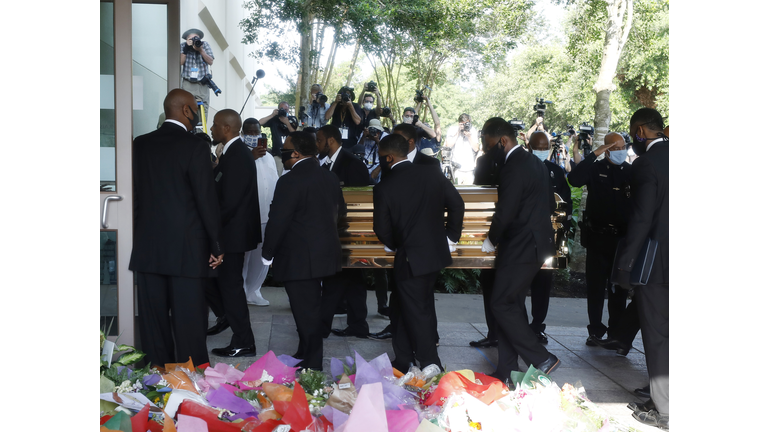 Private Funeral For George Floyd Takes Place In Houston
