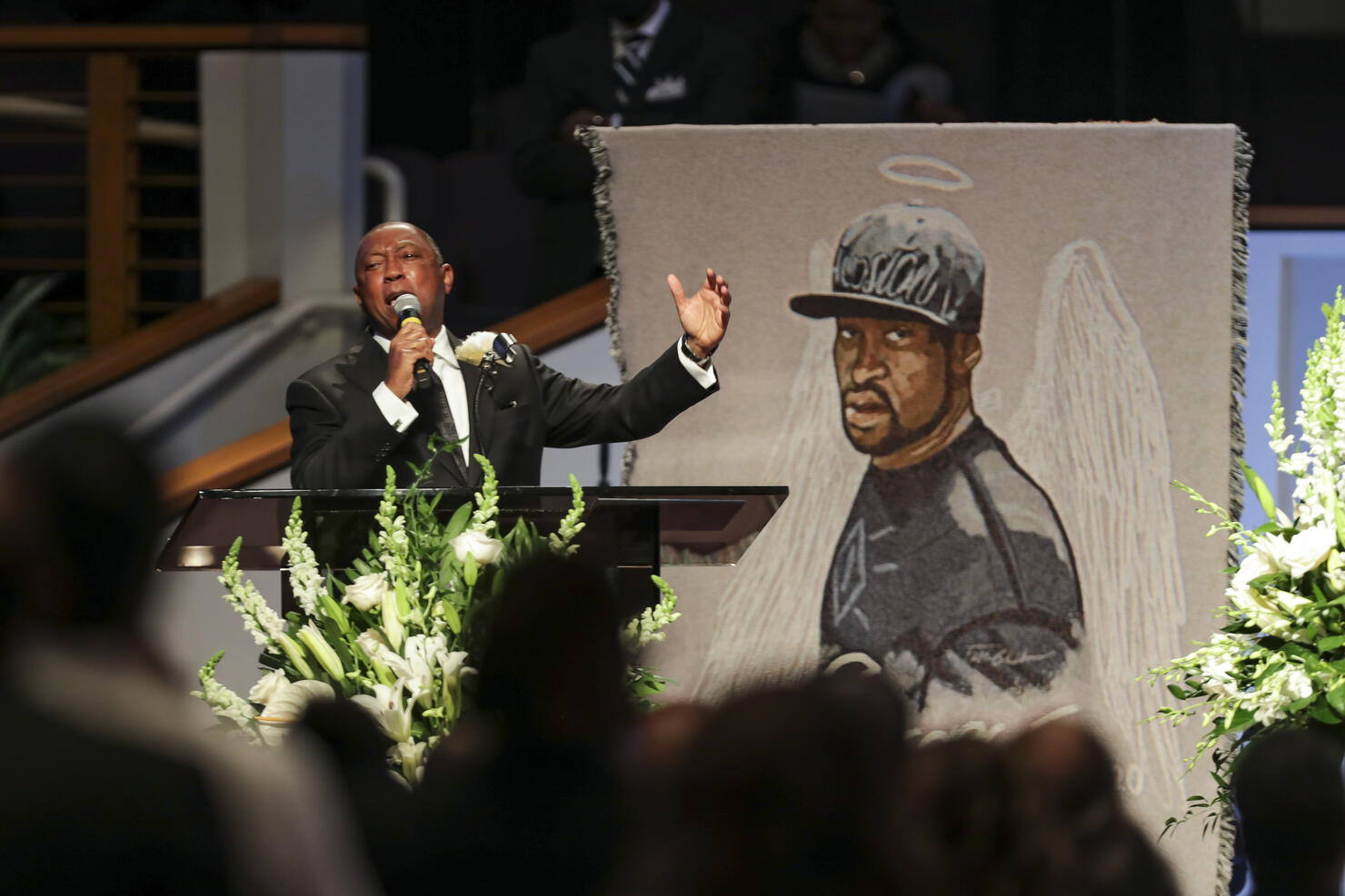 Private Funeral For George Floyd Takes Place In Houston
