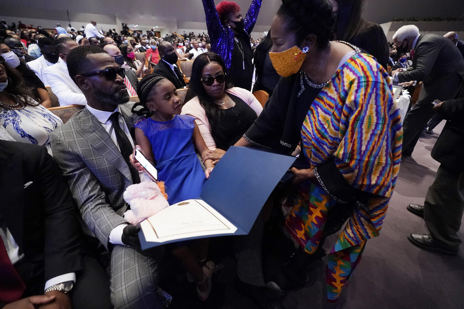 Private Funeral For George Floyd Takes Place In Houston