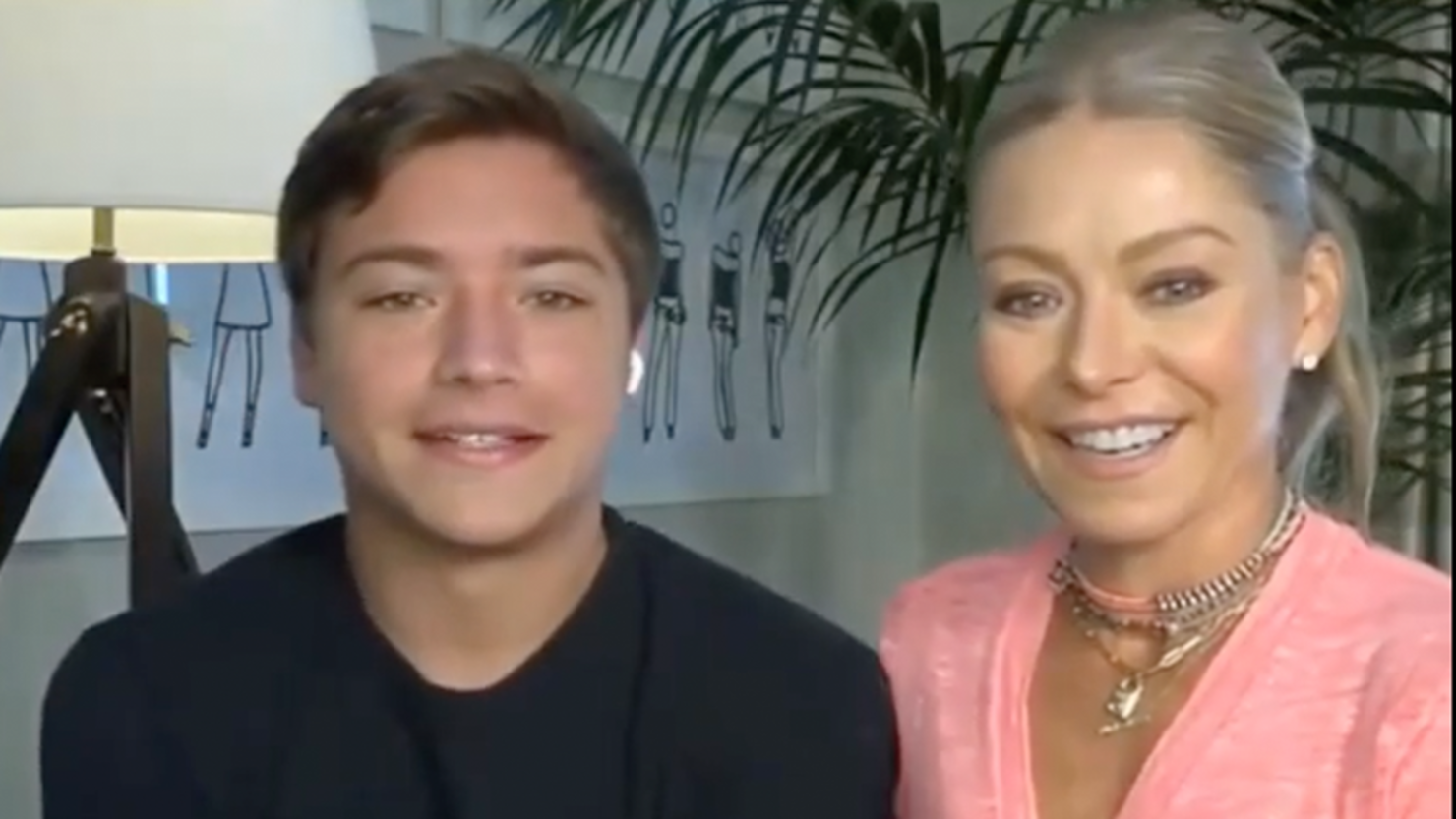 Watch Kelly Ripa Give Teenage Son Joaquin a Home Haircut on Video