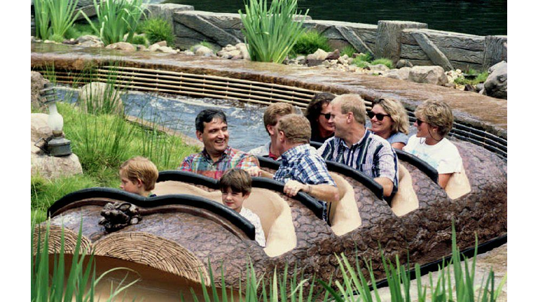 Princess Diana (back row, R), along with