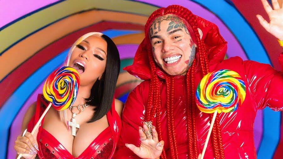6ix9ine And Nicki Minaj Are The Ultimate Trollz In Colorful New Video 