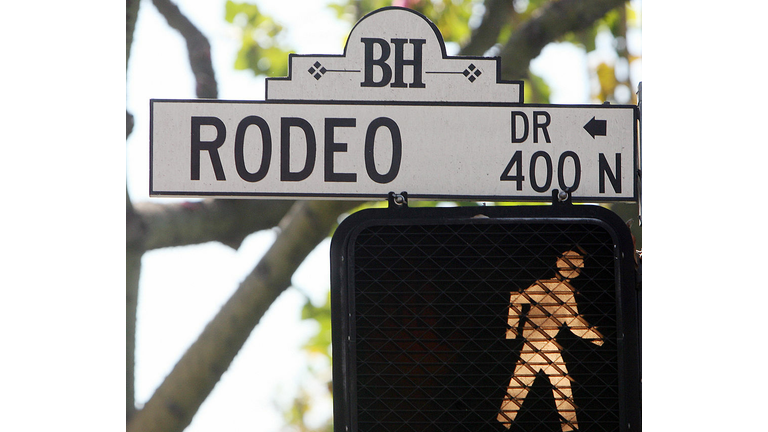 A Rodeo Drive sign is seen 20 October 20