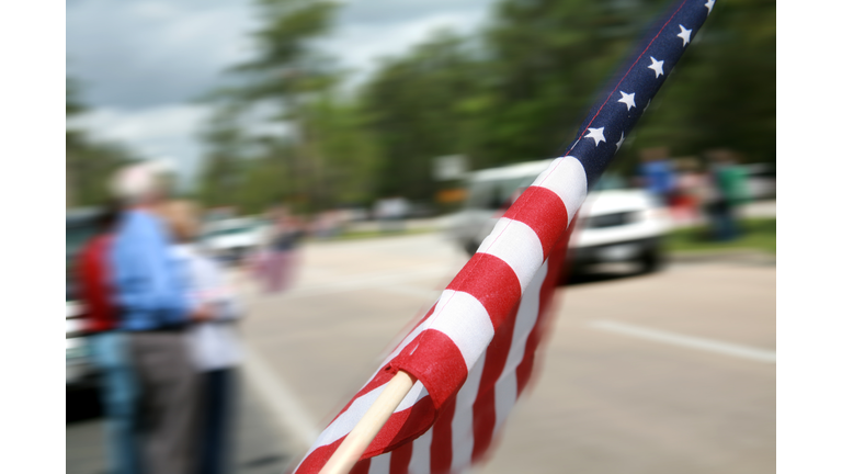 Flag at roadside