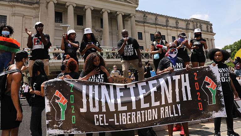 Juneteenth Marked With Celebrations And Marches In Cities Across America