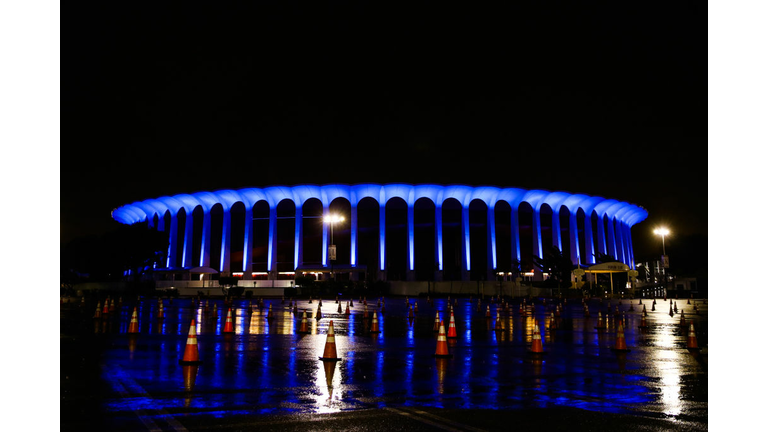 Across U.S., Stadiums, Landmarks Illuminated In Blue To Honor Essential Workers